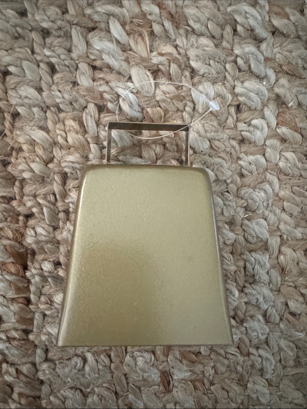 NEW Gold Metal Cowbell decor costume